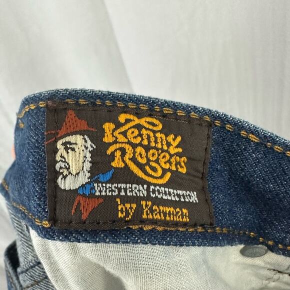 Vintage Kenny Rogers Dark Wash High Waisted Jeans Women’s Size 29 - Picture 5 of 8
